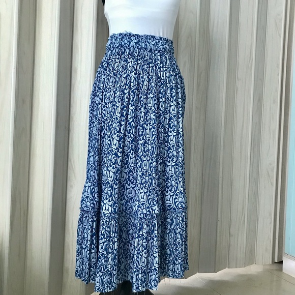 ZARA,SKIRT ELASTIC WAIST. - Picture 1 of 2